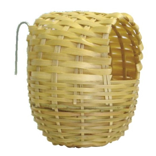 Exotic Bamboo Nest Small 8.5x9x11cm for Birds