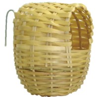 Exotic Bamboo Nest Small 8.5x9x11cm for Birds