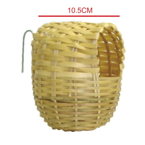 Exotic Bamboo Nest Small 8.5x9x11cm for Birds