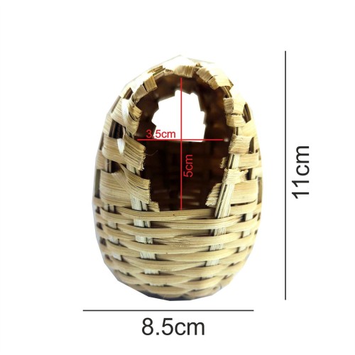 Exotic Bamboo Nest Small 8.5x9x11cm for Birds