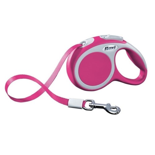 Correa Retráctil Flexi Vario Rosa 5 M - Ideal para Perros