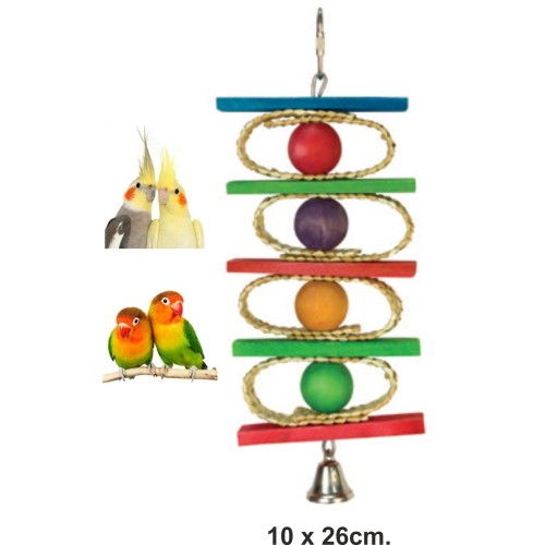 Colorful Balls Bird Toy