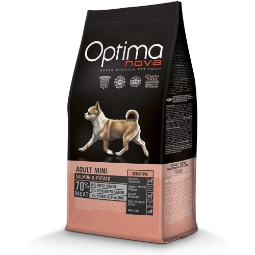 Optima Nova Mini Salmón y Patata Alimento para Perros Adultos 800g