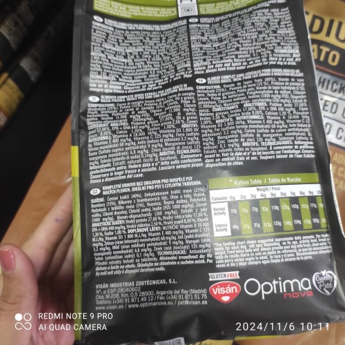 Optima Nova Adult Mini Comida Perro Conejo Patata 2kg