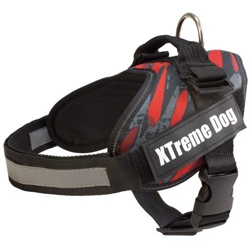 Arnés Xtreme Dog Camo Azul M Ajuste Ajustable
