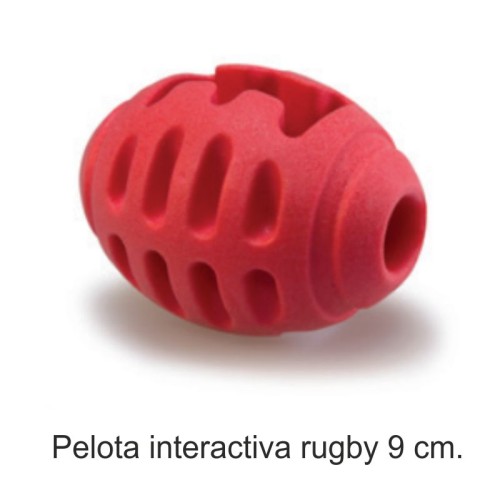 Pelota Interactiva Snacks Rugby 9 Cm