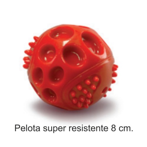 Super Resistant Red Ball Toy 8 cm