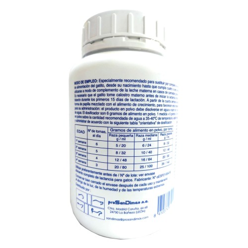 Leche San Dimas Suplemento para Gatos