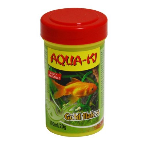 Aqua-ki Escamas de Oro 50 Gr. Alimentación para Peces