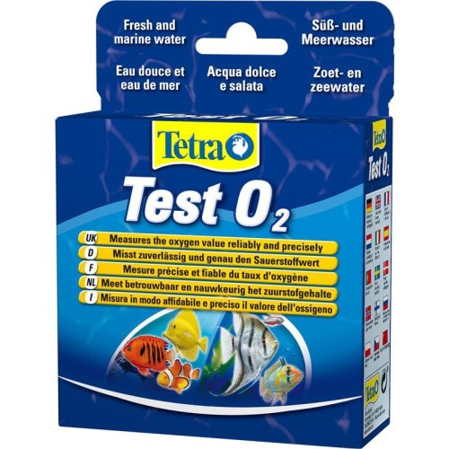 Tetratest O2 para Medir Niveles de Oxígeno en Acuarios