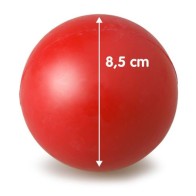 Pelota Maciza de Goma Grande 9cm