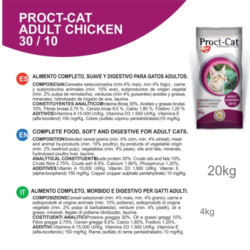 Proct-cat Adult Chicken 4 Kg