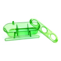 Comedero 3 Huecos con Posadero para Aves