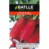 Sobre de Semillas de Rábano Datil Rojo para Cultivo