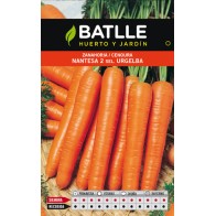 Nantes Carrot Urgelba Seed Packet for Easy Cultivation