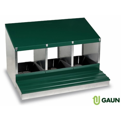 Ponedero with 3 Compartments and Bucket