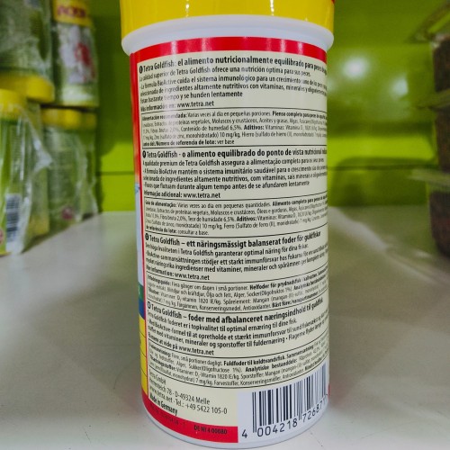 Alimento Premium Tetra Goldfish en Escamas para Peces de Agua Fría