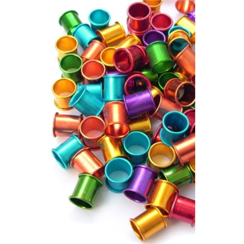Aluminum Ring for Pigeons 8mm 10 Units