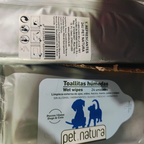 Toallitas Limpiadoras Petnatura 24uds