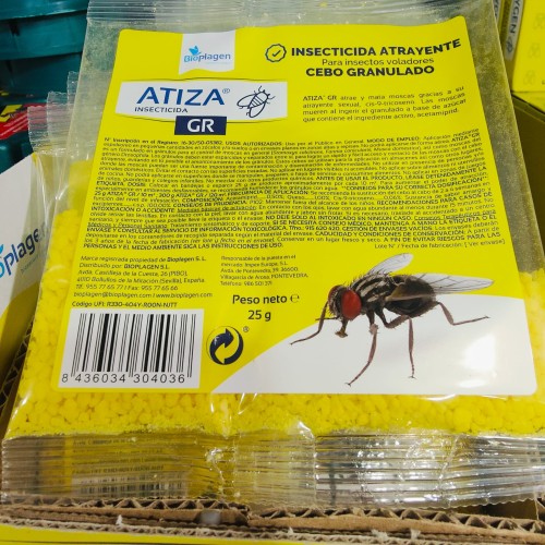 Cebo Mata Moscas Granulado 25gr para Control Efectivo de Plagas