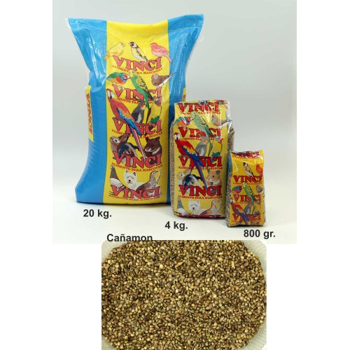 Cañamon Vinci 20 Kg para Aves