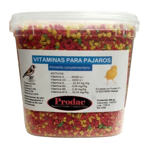 Vitaminas para Pájaros 3 Kg - Nutrientes Esenciales para Aves