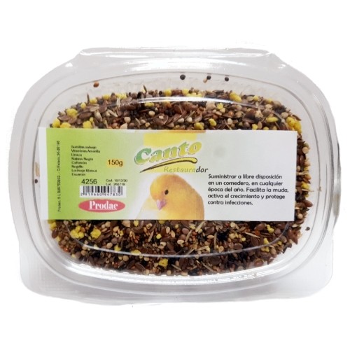Restaurador Canto 450 Gr Prodac para aves