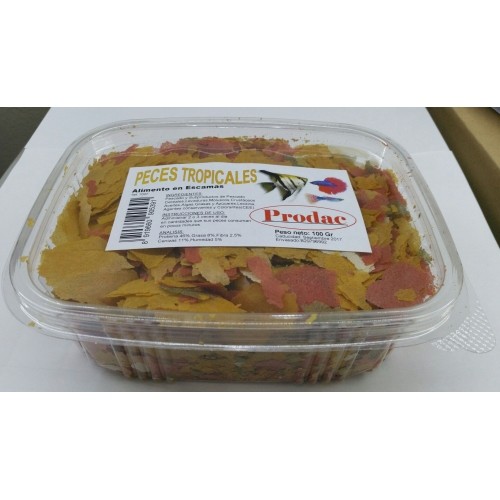 Peces Tropicales Prodac 40 Gr Alimentación Completa