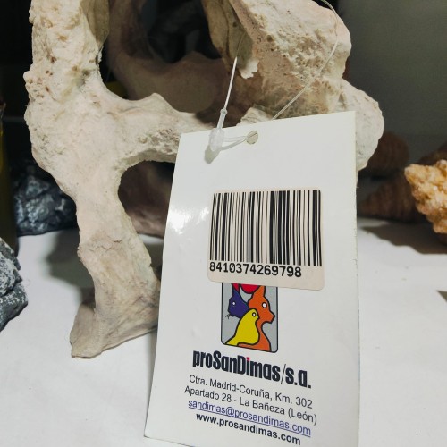 Decoración de Roca Natural para Acuario con Agujeros