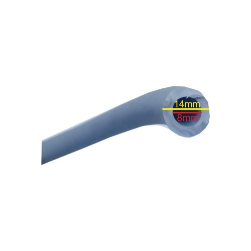Tubo Flexible Gris 8x14mm - Esencial para Bebederos Automáticos