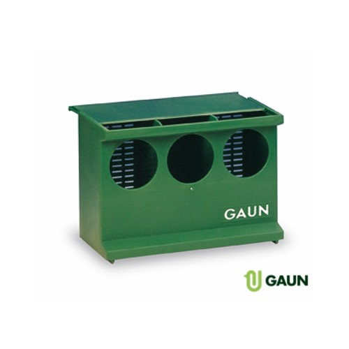 Pigeon Feeder 3 Holes Green