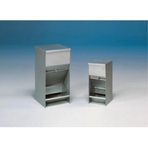Small Galvanized Dog Feeder