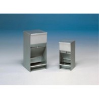 Small Galvanized Dog Feeder