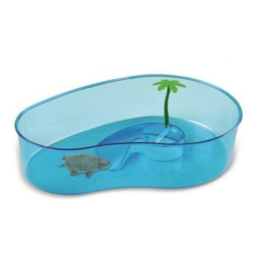 Tortuguera Oval Con Palmera 