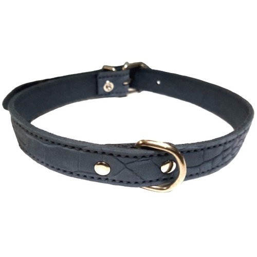 Collar Piel Labrado Verde 30x600mm