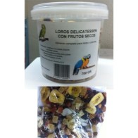 Loros Delicatesse Frutas 700 Gr Mezcla Nutriente Alta