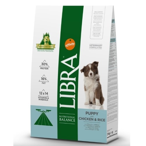 Libra Dog Puppy 3 Kg Comida de Pollo