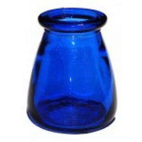 Blue Glass Drinking Bottle