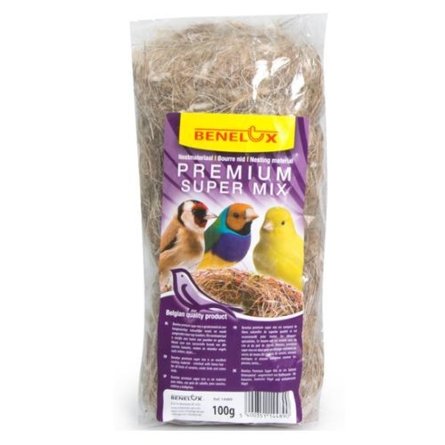 Pelo Premium Super Mix Canarios 100 Gr Material de Anidación
