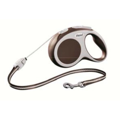 Correa Flexi Vario Cuerda 5m T/S Negra