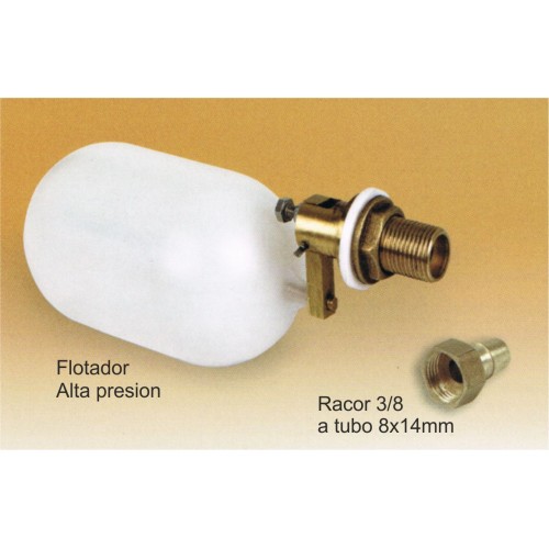 Gray Tubo Connector 3/8 for High Pressure