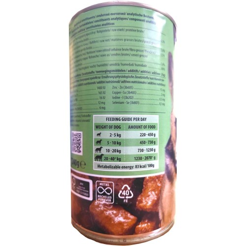 Rokus Canned Dog Food with Lamb 1240 Gr