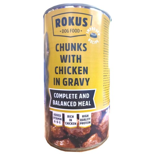 Rokus Chicken Can 410g for Dogs