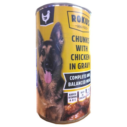 Rokus Chicken Can 410g for Dogs