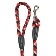 Black and Red Rope Lead 120x1.3cm