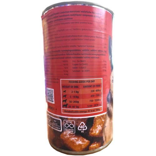 Rokus Beef Can for Dogs 410g