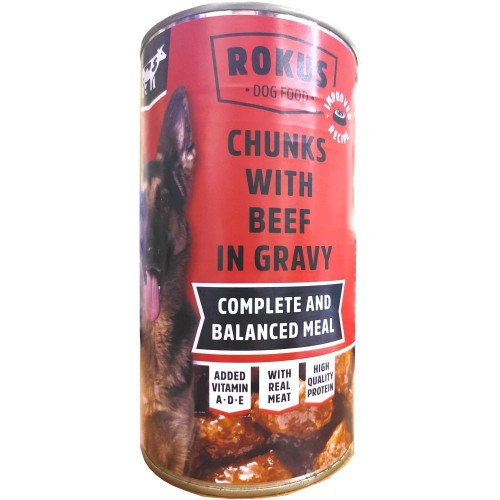Rokus Beef Can for Dogs 410g