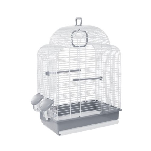 Jaula Blanca Premium para Pájaros Pequeños 648
