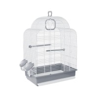 Jaula Blanca Premium para Pájaros Pequeños 648