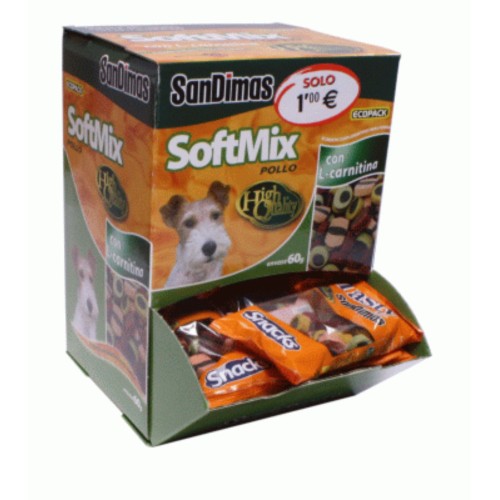 Soft Mix Pollo. Caja 40 Uds. para Perros